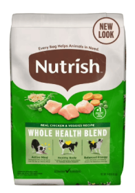Nutrish Real Chicken & Veggies Recipe Whole Health Blend Dry Dog Food, 14 lb. Bag (Rachael Ray)