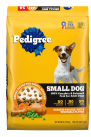 Pedigree Complete Nutrition Roasted Chicken, Rice, And Vegetable Dry Dog Food, 14 Lb Bag