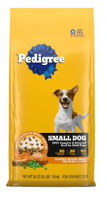 Pedigree Complete Nutrition Roasted Chicken, Rice, And Vegetable Dry Dog Food, 3.5 Lb Bag