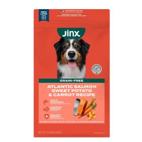 Jinx Salmon, Sweet Potato & Carrot Dry Dog Food, Grain Free, 11.5 lb. Bag
