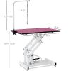 42.5INCH HYDRAULIC PET GROOMING TABLE PINK COLOR