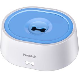 2-liter Pet Drinking Basin With Splash Proof Design, Equipped With A Filter Element For Filtering Water Quality, Prohibited From Sale On Amazon U (Color: Blue)