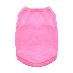 Cotton Dog Tank (Color: Carnation Pink, size: 2X-Large)