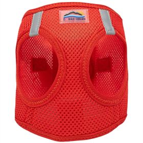 American River Solid Ultra Choke Free Dog Harness (Color: Red, size: medium)