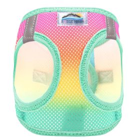 American River Choke Free Dog Harness Ombre Collection (Color: Beach Party, size: X-Small)