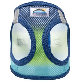 American River Choke Free Dog Harness Ombre Collection (Color: Northern Lights, size: X-Small)